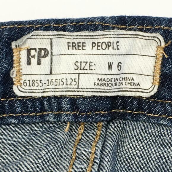 Free People Blue Denim Overalls - Picture 3 of 11
